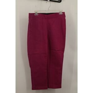 Miraclebody Women's High Rise Stretch Jeans Elastic Waist Pockets Size 8 Purple